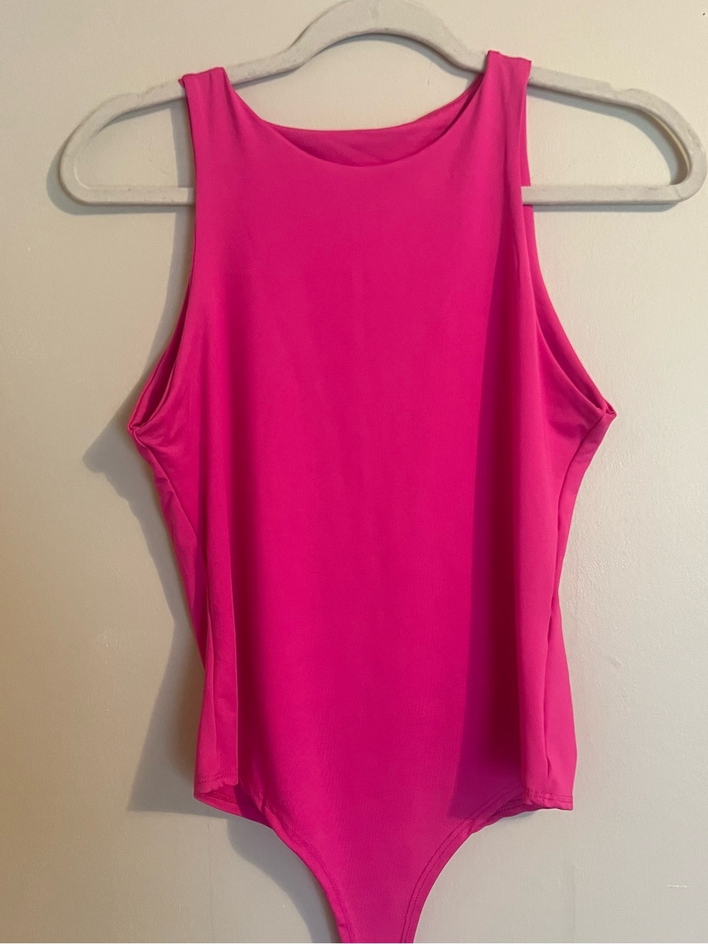Women’s Sleeveless Hot Pink Bodysuit